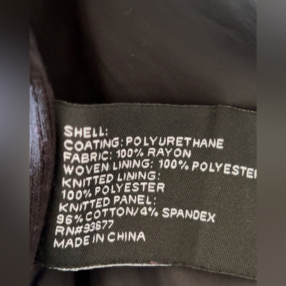 Black Pleather Jacket. - image 8